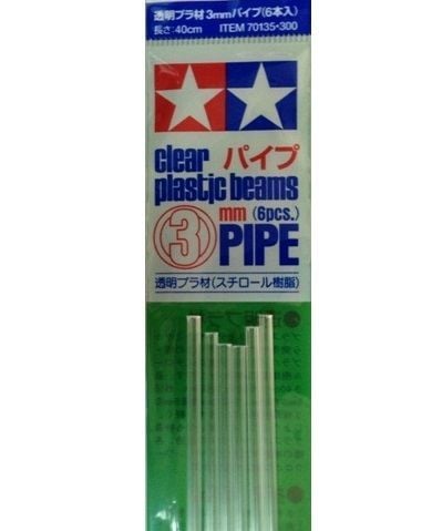 Plastik Şeffaf Boru 3mm *6