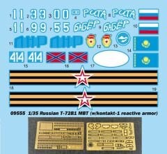 1/35 Russian T-72B1 MBT w/kontakt-1 reactive armo