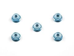 4mm Flyanşlı, Kilitli Somun, Blue